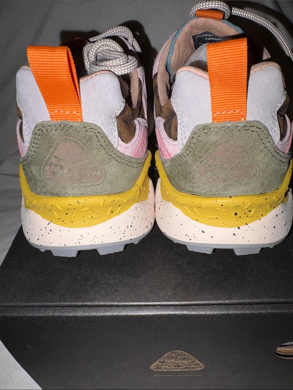 NWT Flower Mountain Yamano 3 Sneaker in Leopard- Light Mustard - Grey - Cipria - Picture 12 of 16